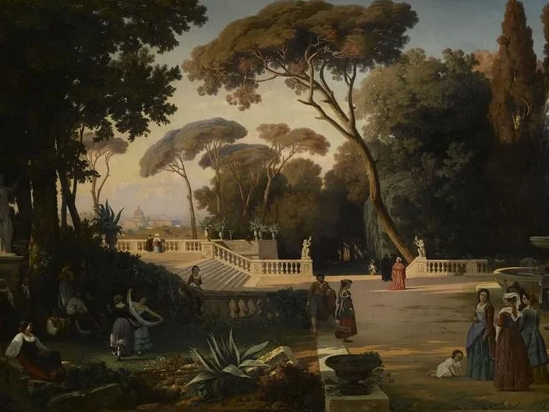 1812-Antoine Claude Ponthus - Cinier - Villa Pamphili